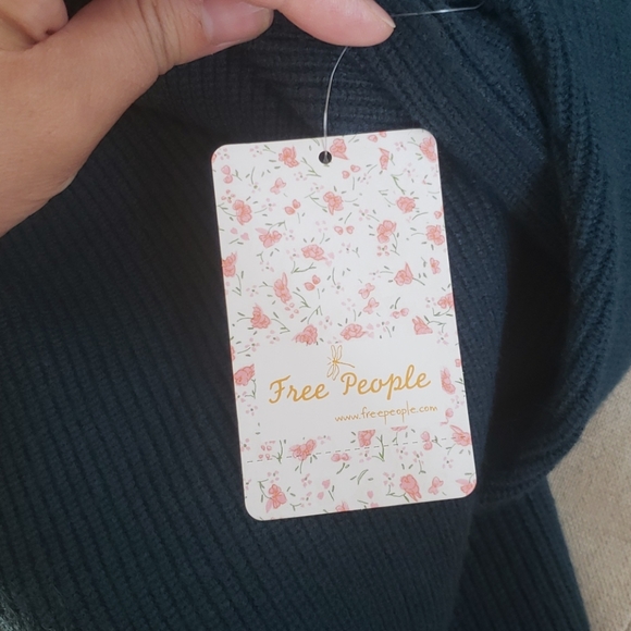 Free People Softly Structured Knit Turtleneck Top - Picture 6 of 8